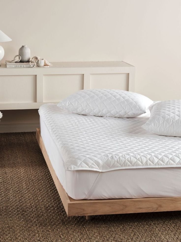 Waterproof Elastic Fitted Double Mattress Cover